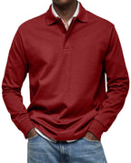 Matteo | Polo de lujo de manga larga