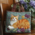 Bolso artesanal Gato naranja
