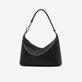 Mireille | Bolso hobo trenzado negro