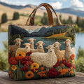 Bolso artesanal Ovejas junto al lago