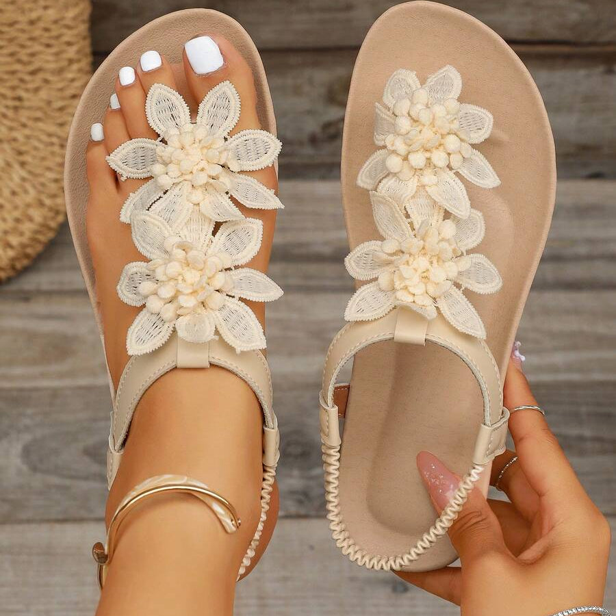 Sandalias ortopédicas Fiorella con flores