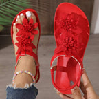 Sandalias ortopédicas Fiorella con flores