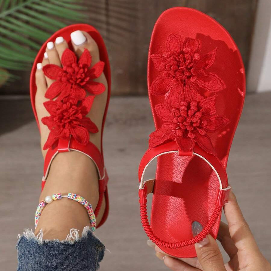 Sandalias ortopédicas Fiorella con flores