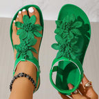 Sandalias ortopédicas Fiorella con flores