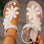 Sandalias ortopédicas Fiorella con flores
