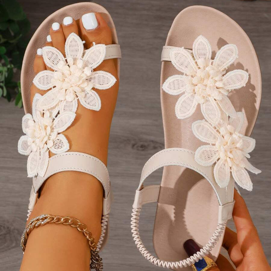 Sandalias ortopédicas Fiorella con flores