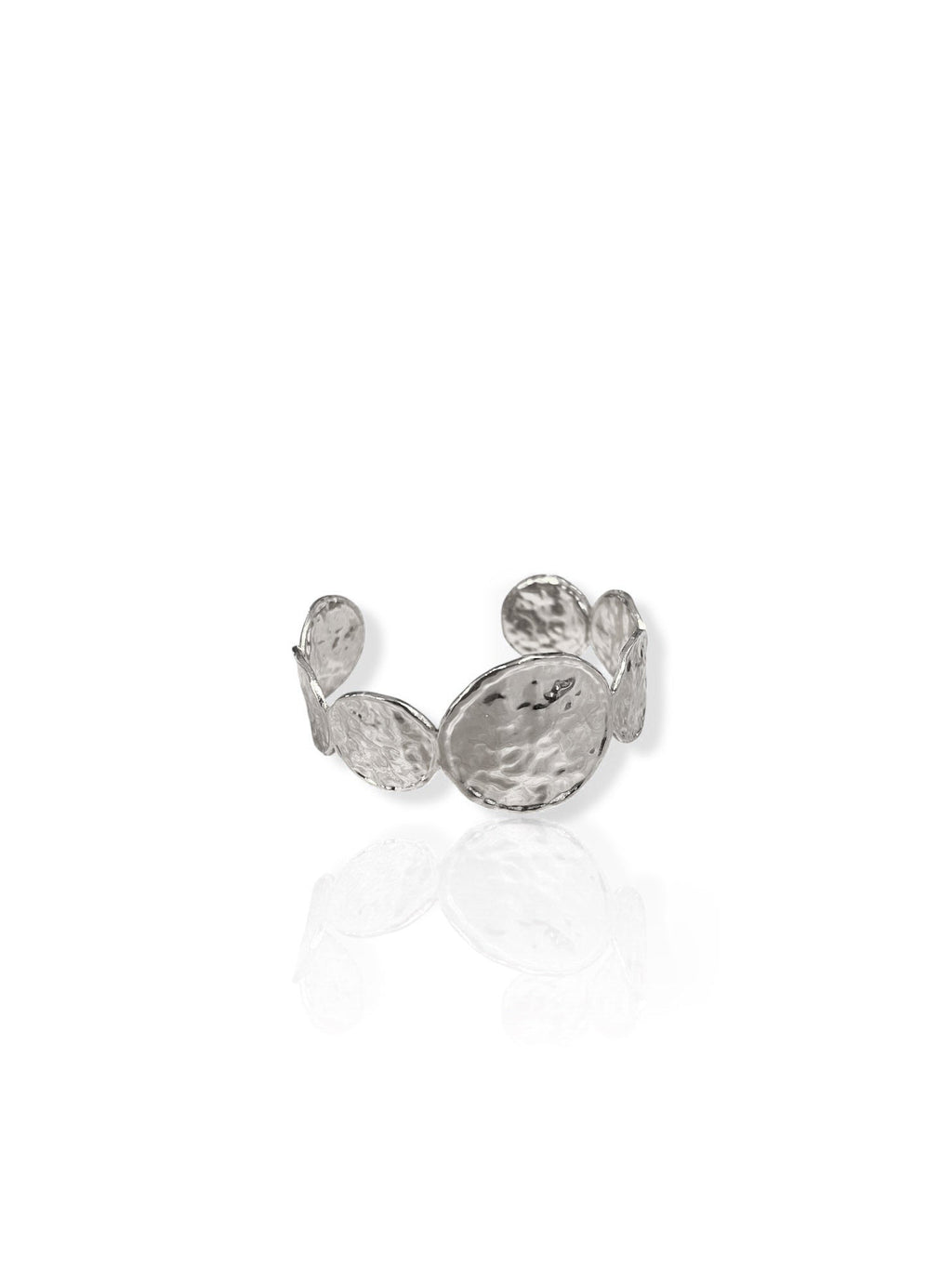 Úrsula | Brazalete de medallas plateado