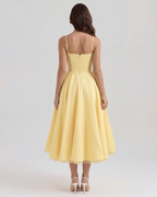 Silvana | Vestido largo de caída fluida