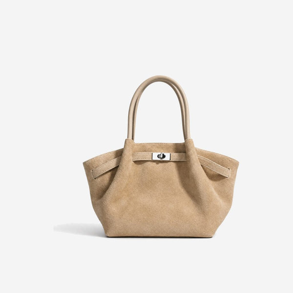 Éliane | Bolso de trabajo de ante bicolor