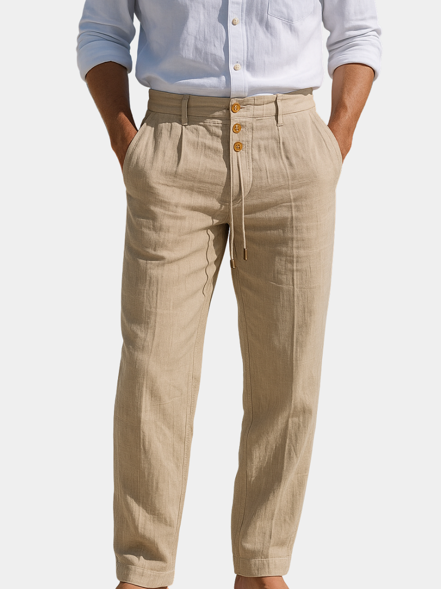 Franco | Pantalón de verano de lino ligero