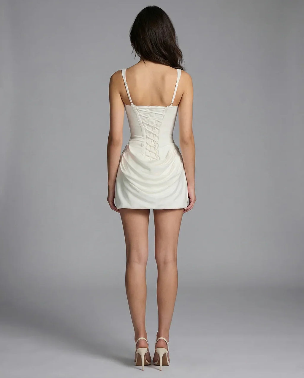 Corsella | Vestido con corsé y bajo drapeado