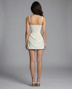 Corsella | Vestido con corsé y bajo drapeado