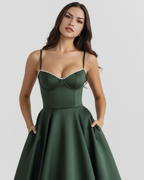 Silvana | Vestido largo de caída fluida
