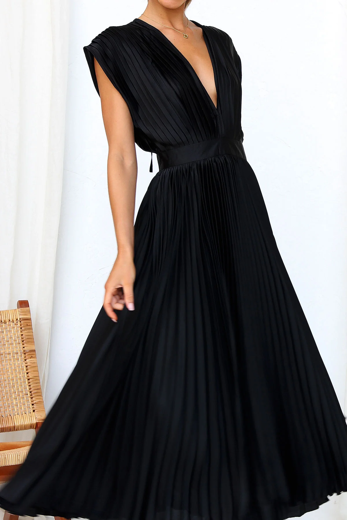 Tirsa | Vestido glamuroso que capta la luz