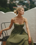 Tamara | Vestido midi con corsé