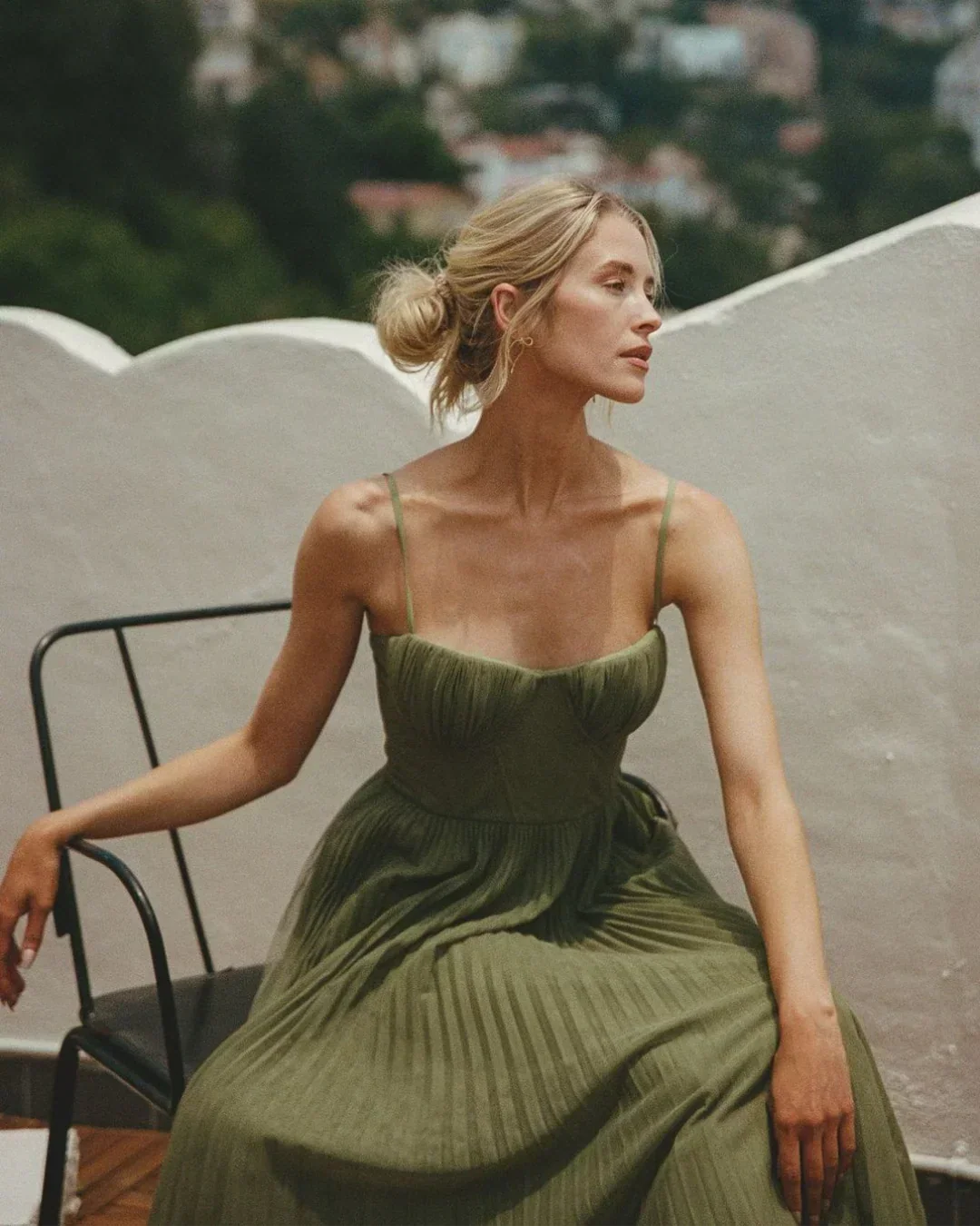 Tamara | Vestido midi con corsé