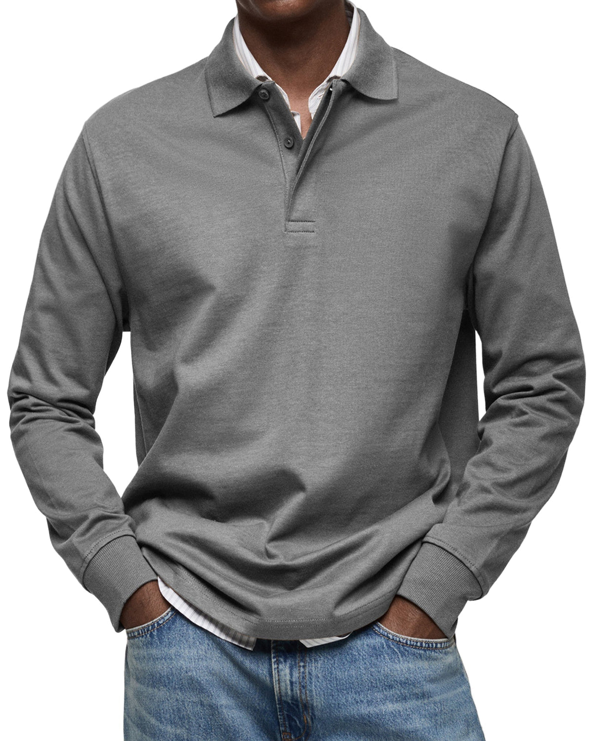 Matteo | Polo de lujo de manga larga