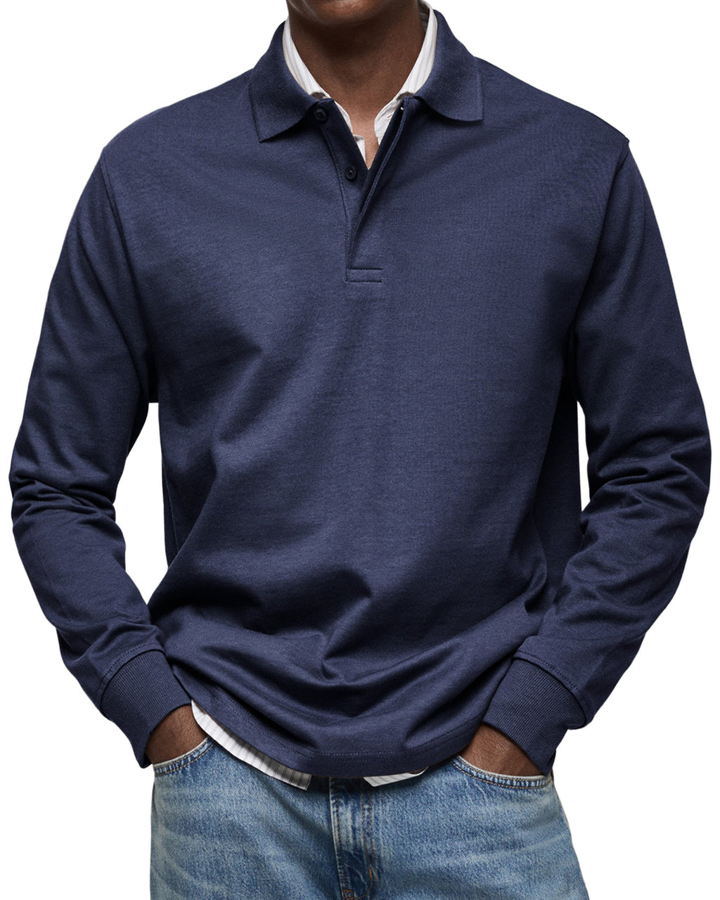 Matteo | Polo de lujo de manga larga
