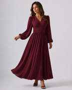 Emily | Vestido maxi moderno