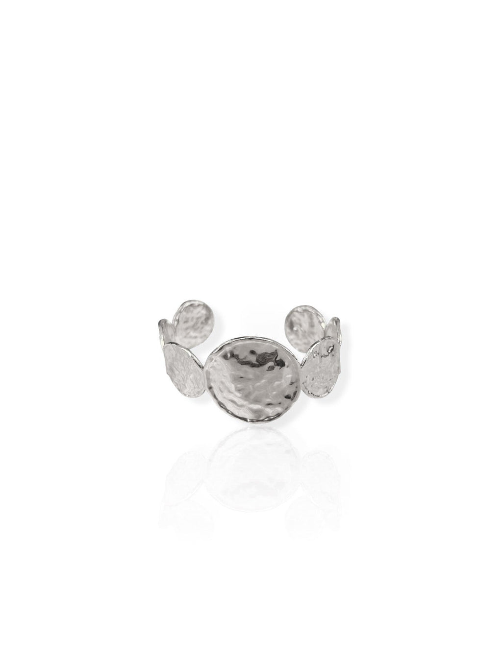Úrsula | Brazalete de medallas plateado