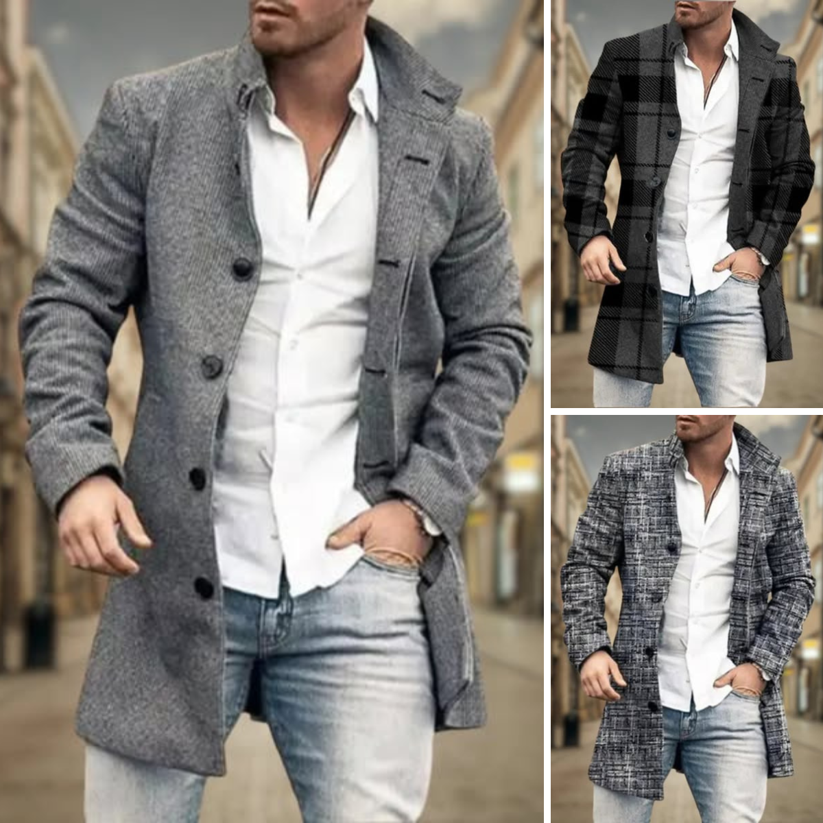 Edoardo | Abrigo elegante para hombre