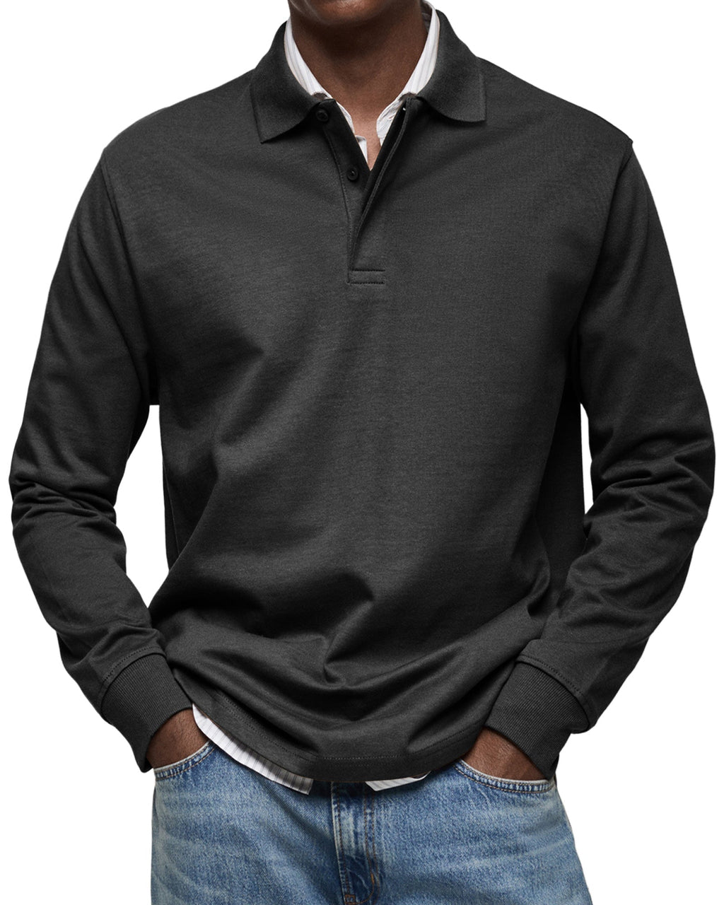 Matteo | Polo de lujo de manga larga