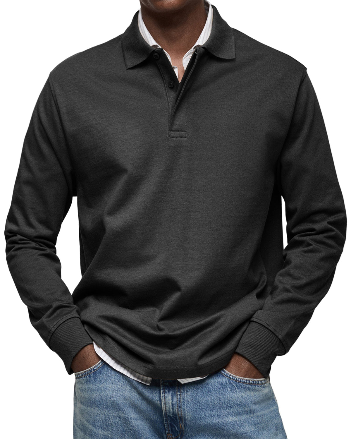 Matteo | Polo de lujo de manga larga