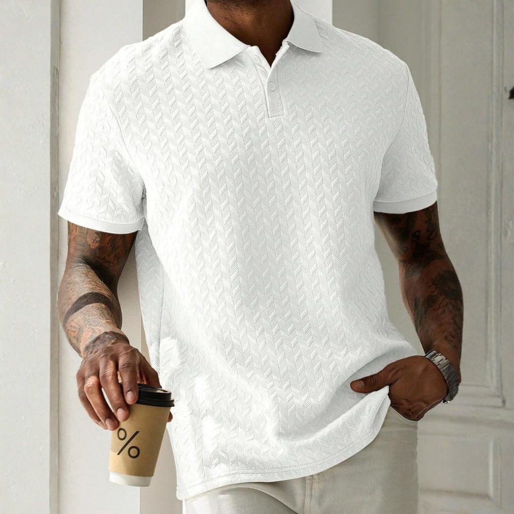 Raffaele | Polo de punto texturizado
