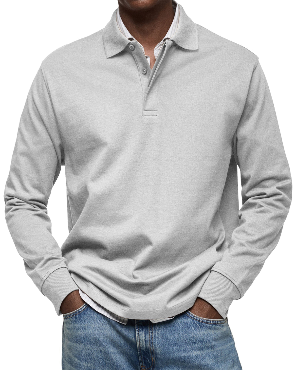 Matteo | Polo de lujo de manga larga