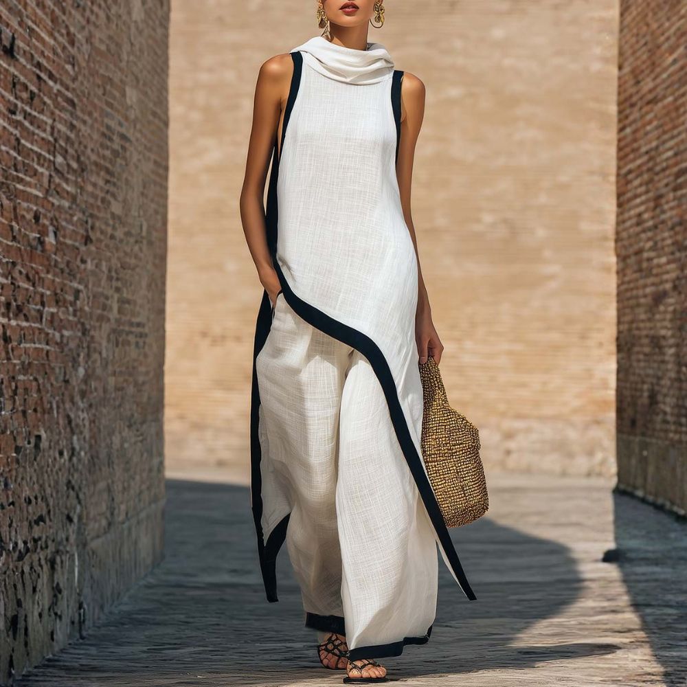 Jara | ELEGANTE CONJUNTO DE LINO