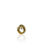 Ámbar | Anillo de aro dorado