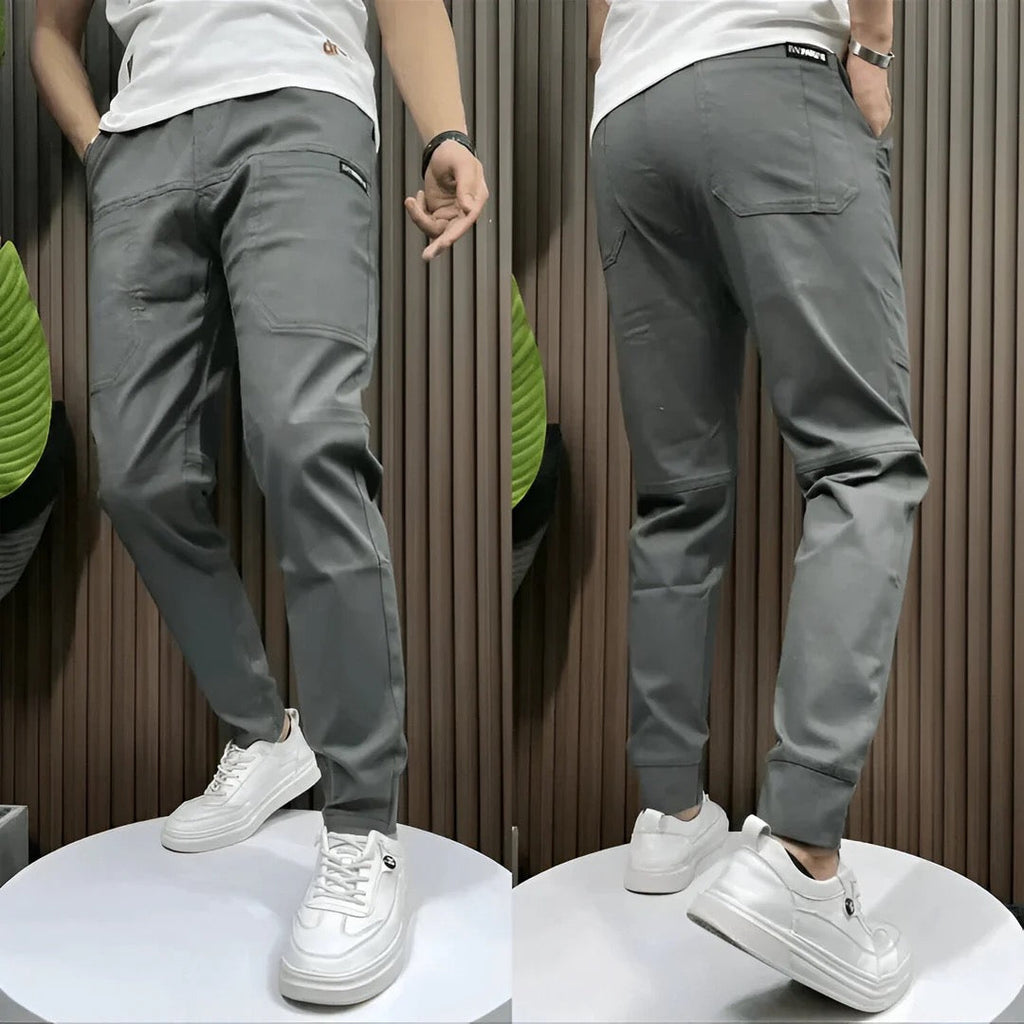 Bruno | Pantalón cargo elástico premium