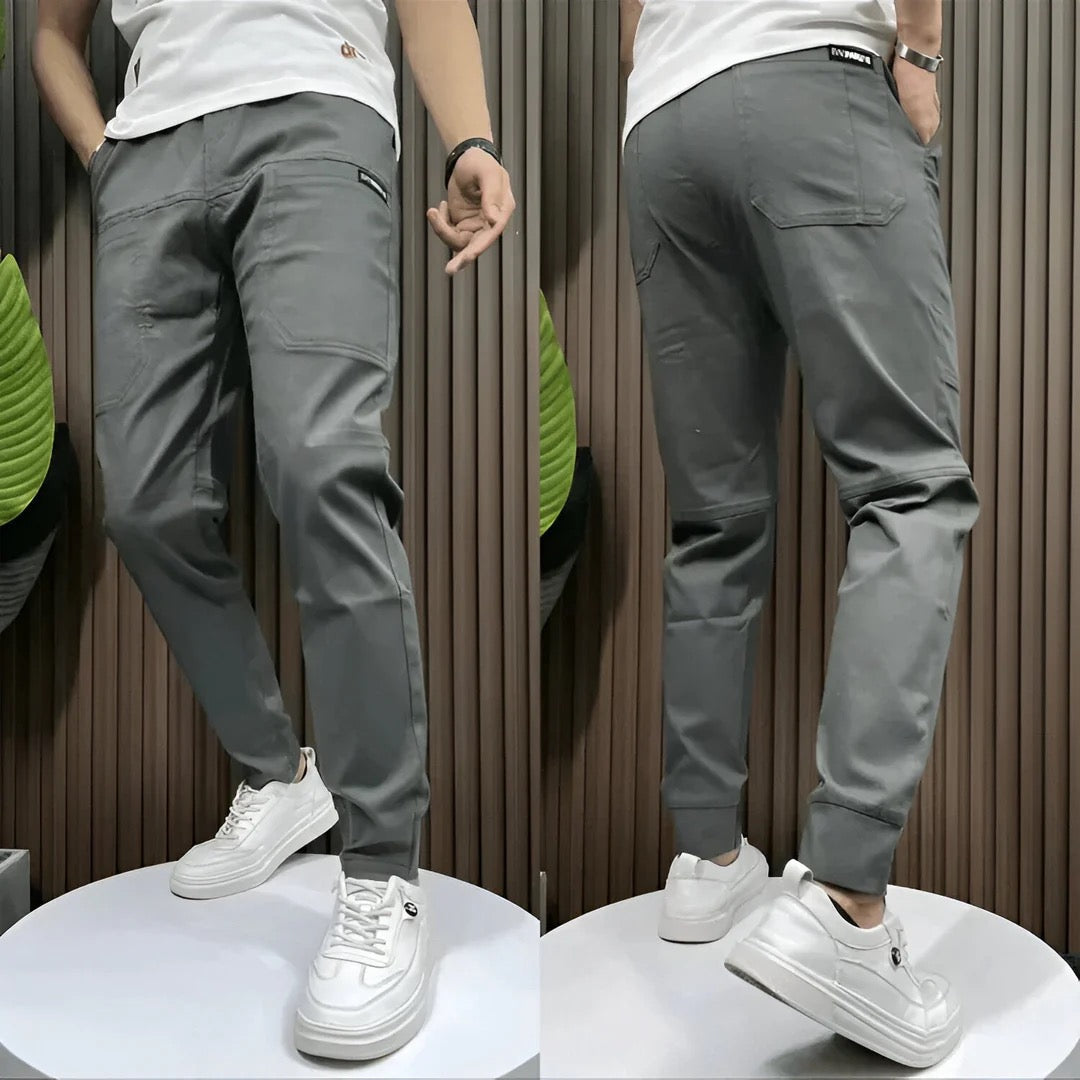 Bruno | Pantalón cargo elástico premium
