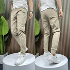 Bruno | Pantalón cargo elástico premium