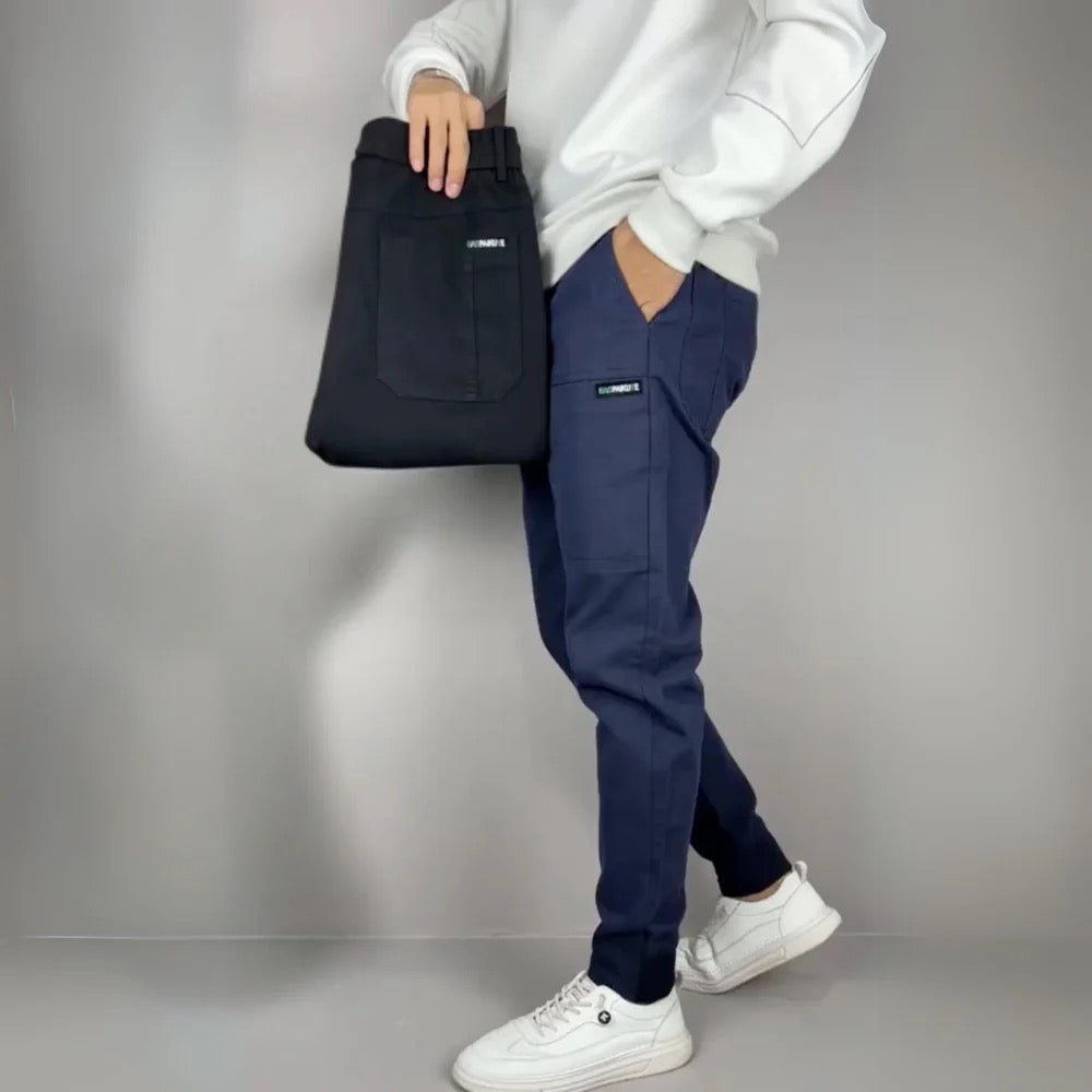 Bruno | Pantalón cargo elástico premium