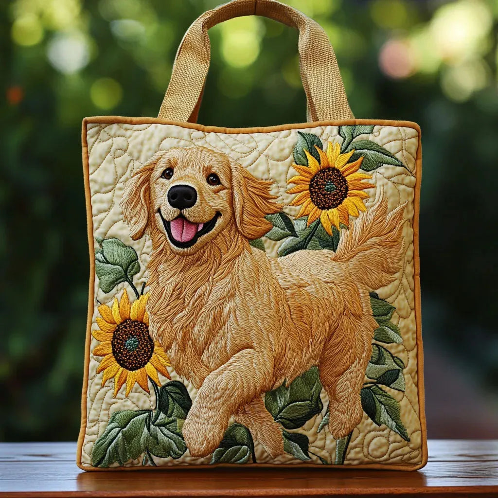 Bolso artesanal Golden retriever