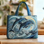 Bolso artesanal Delfín del océano