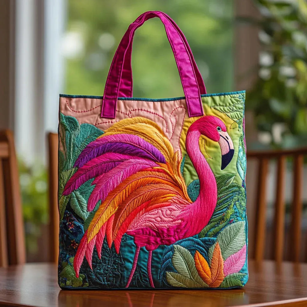 Bolso artesanal Flamenco arcoíris
