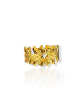 Camelia | Brazalete efecto flor dorado