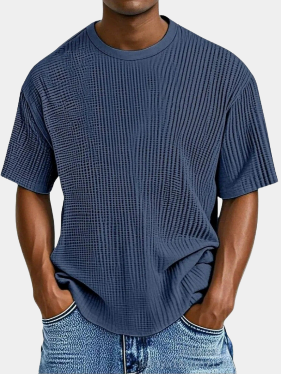 Salvatore | Camiseta de punto gofrado