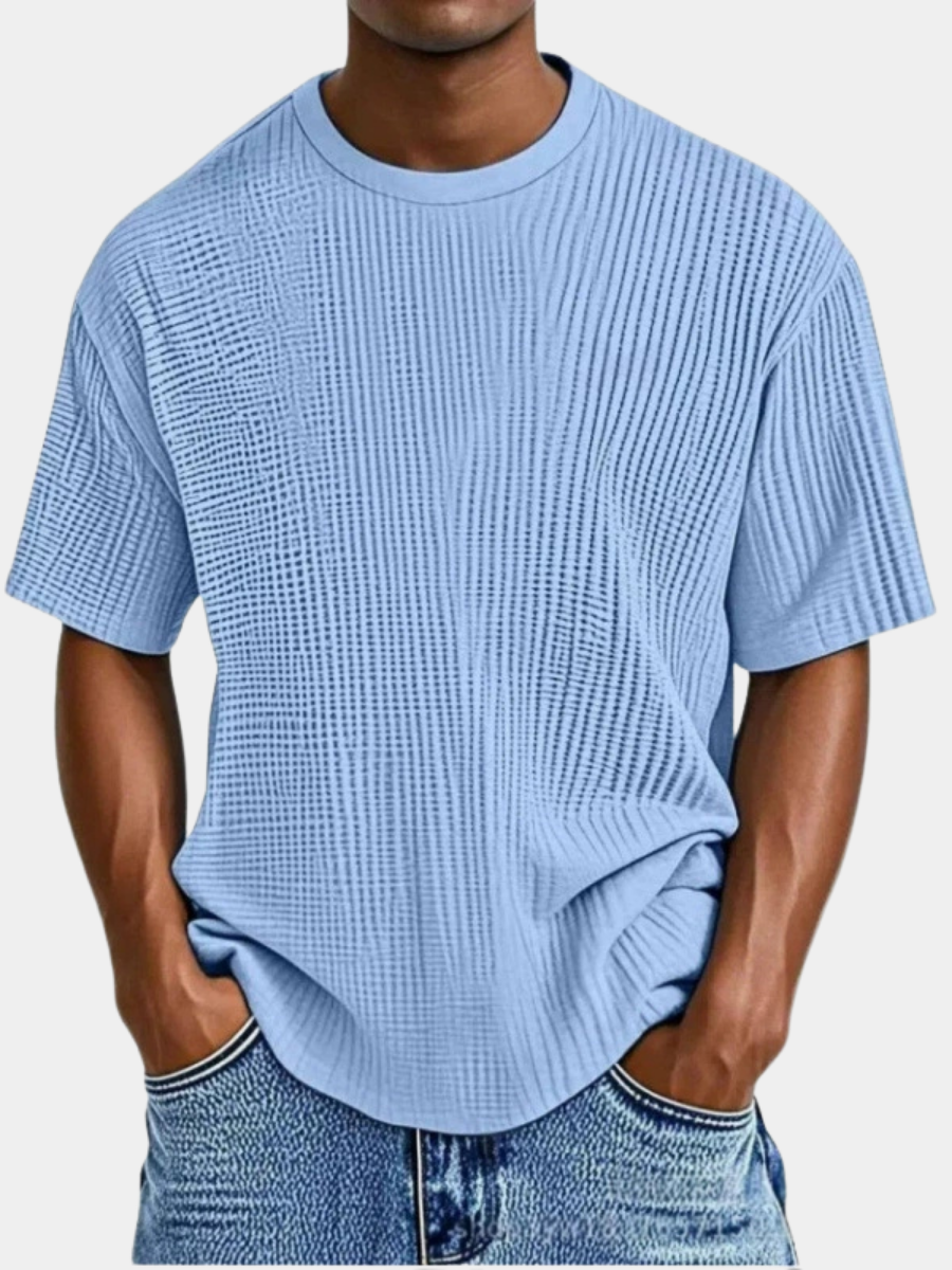 Salvatore | Camiseta de punto gofrado
