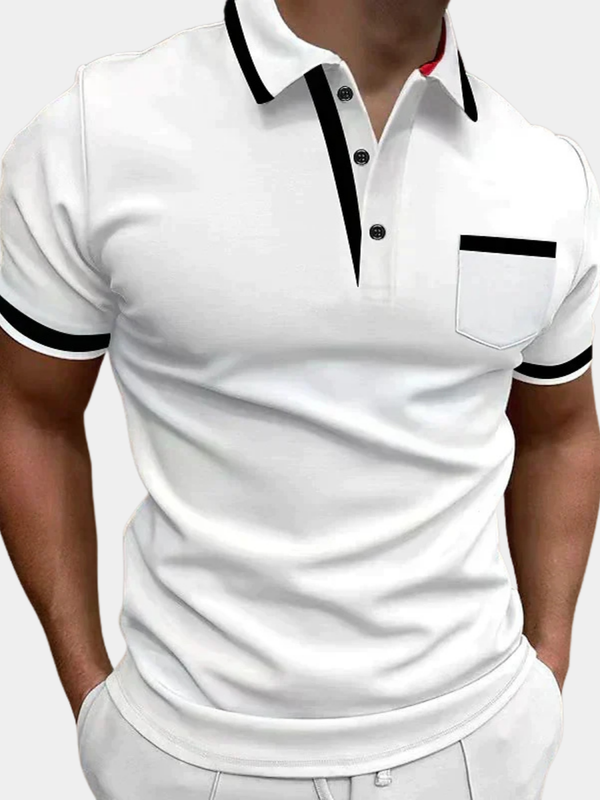 Tiziano | Polo elegante con bolsillo