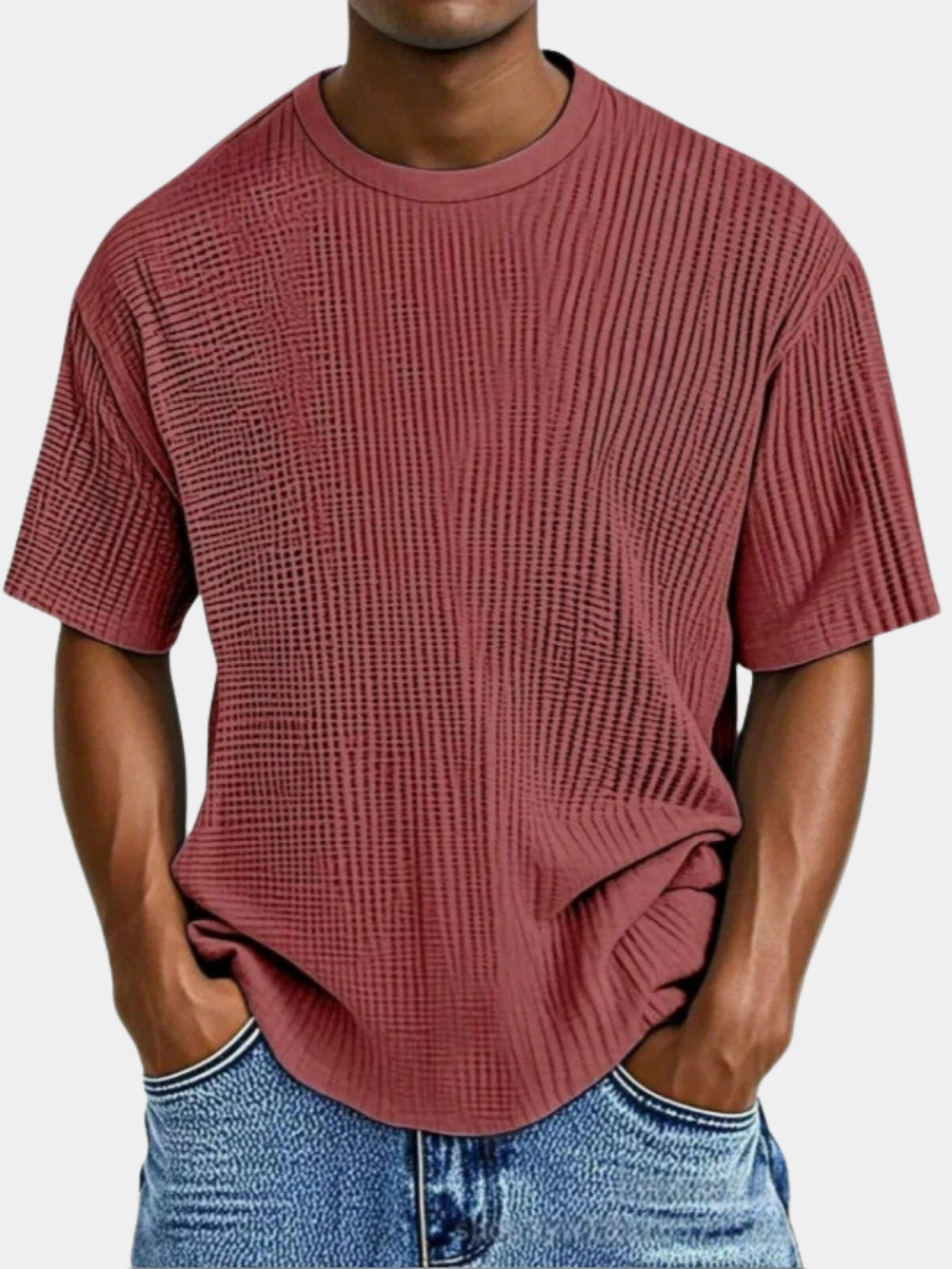 Salvatore | Camiseta de punto gofrado