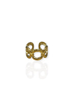 Tamara | Anillo de cadena entrelazada dorado