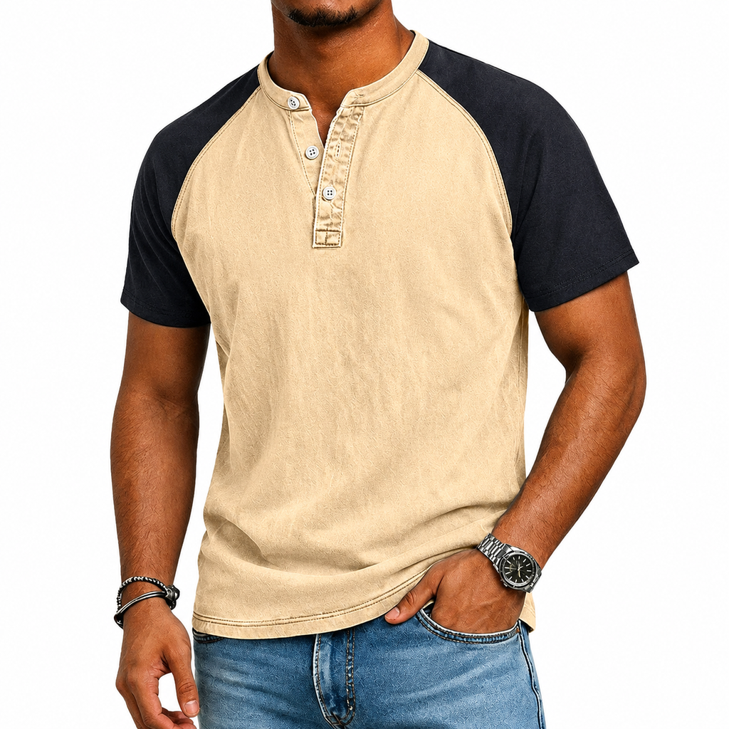 Oscar | T-shirt vintage a contrasto