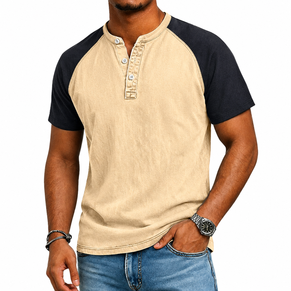 Oscar | T-shirt vintage a contrasto