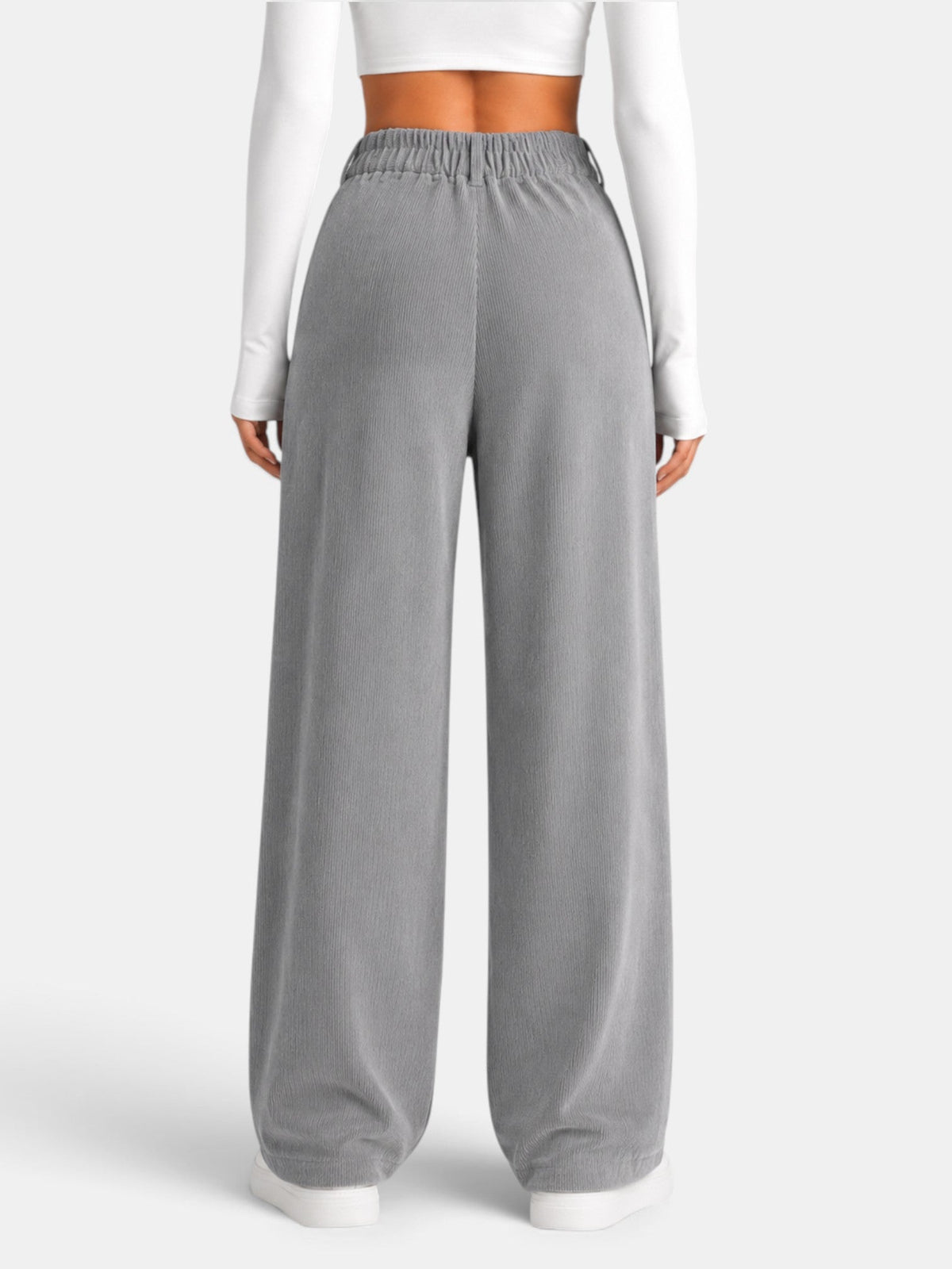 Ginevra | Pantaloni in velluto a coste a vita alta
