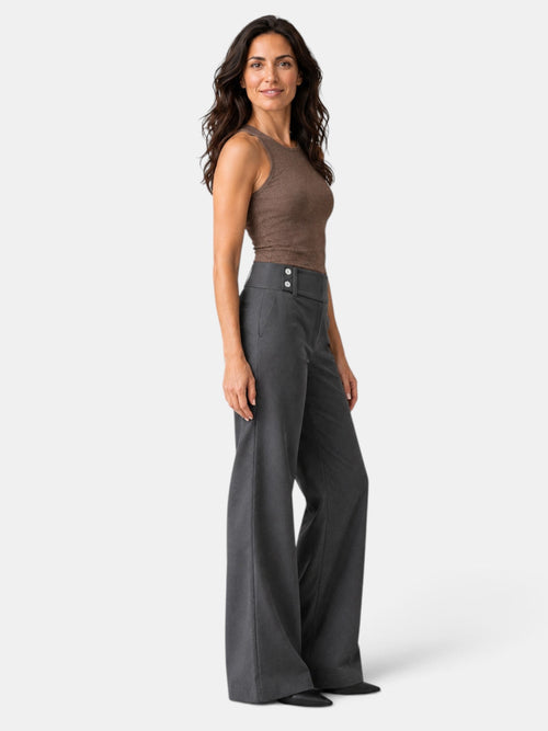 Arianna | Pantalone a zampa con vita alta