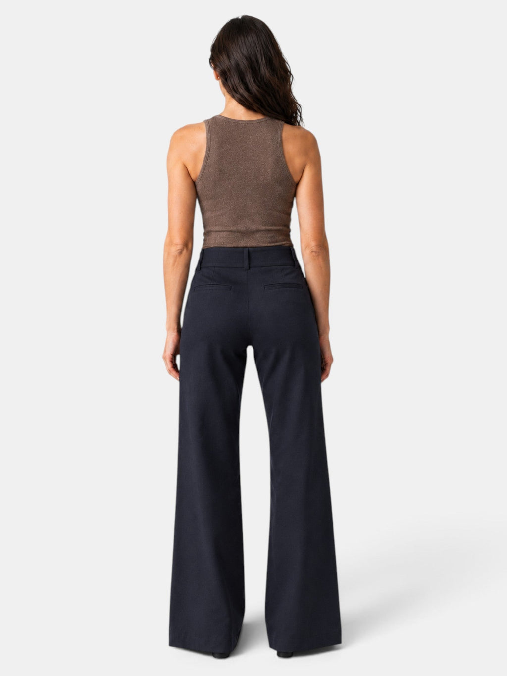 Arianna | Pantalone a zampa con vita alta