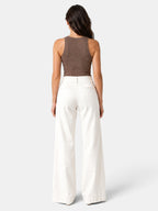 Arianna | Pantalone a zampa con vita alta